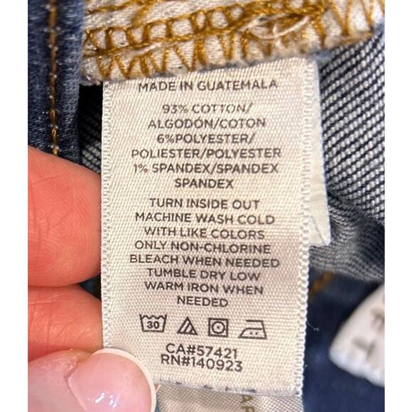 Loft The Slim Flare Bell Bottoms Dressy Dark Wash High Rise Jeans 2 / 26 NWOT - Picture 8 of 8